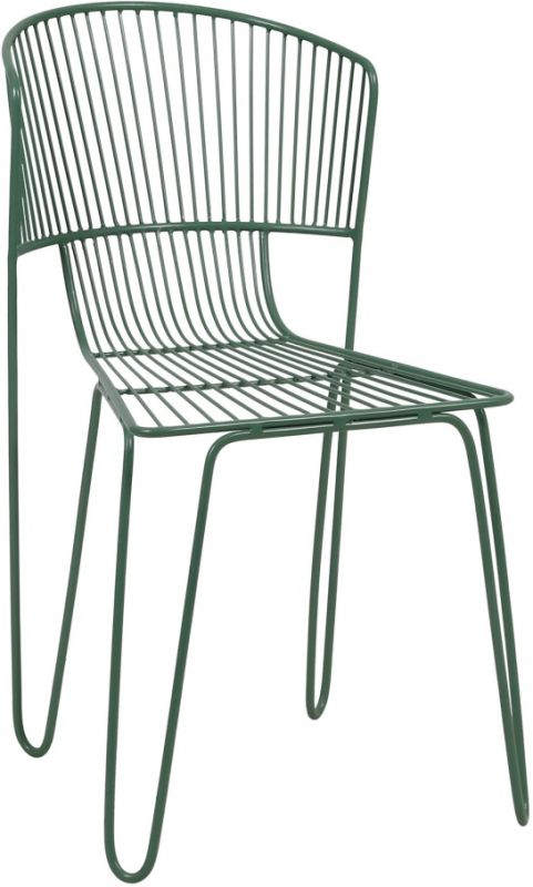 CHAIR SEVENT'S SAGE-GREEN 42X50XH80.5-AS H43 IRON