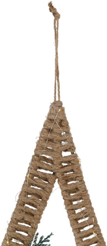 HANGING DECO 10L CHRISTMAS TREE LIMONIUM NAT 20X30