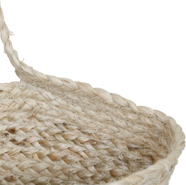 HANGING BASKET X3 NEW FOLK NATURAL GM/MM/PM JUTE