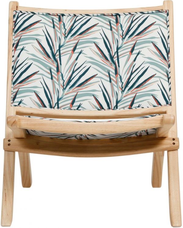 FOLDING ARMCHAIR TROPICART GREEN 57X70H77CM RUBBER