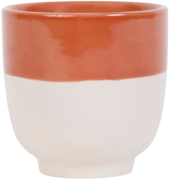 TUMBLER CRAKEL TERRACOTTA 15CL-D7.5XH7CM STONEWARE