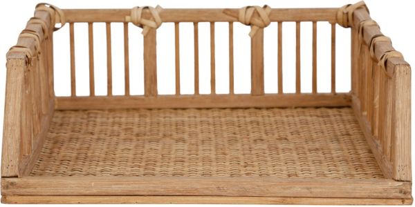 DESK ORGANISER ESSENCIA NAT 24X32H8 BAMBOO+RATTAN