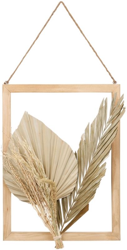 DECO DRIED LEAVES MEXICANA NAT 30X41CM PINE WOOD