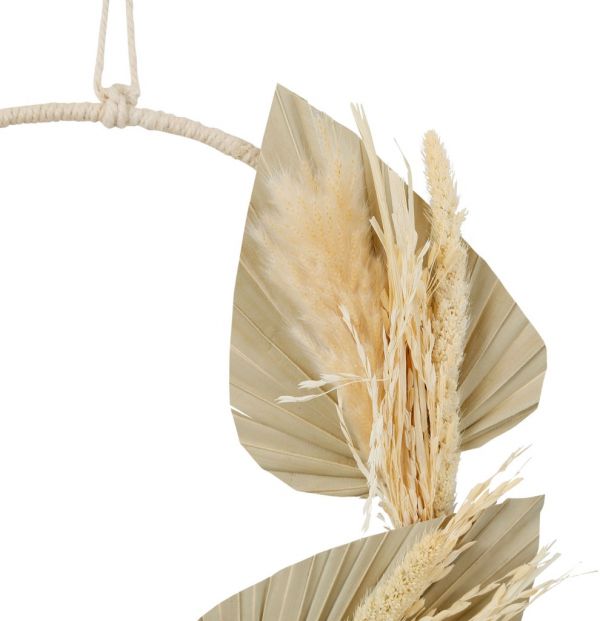 DECO DRIED LEAVES MILLET NAT D35CM MILLET+PALM