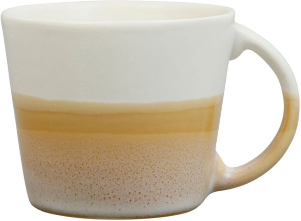 COFFEE CUP EARTH NOTES NUDE+WHITE 15CL PORCELAIN