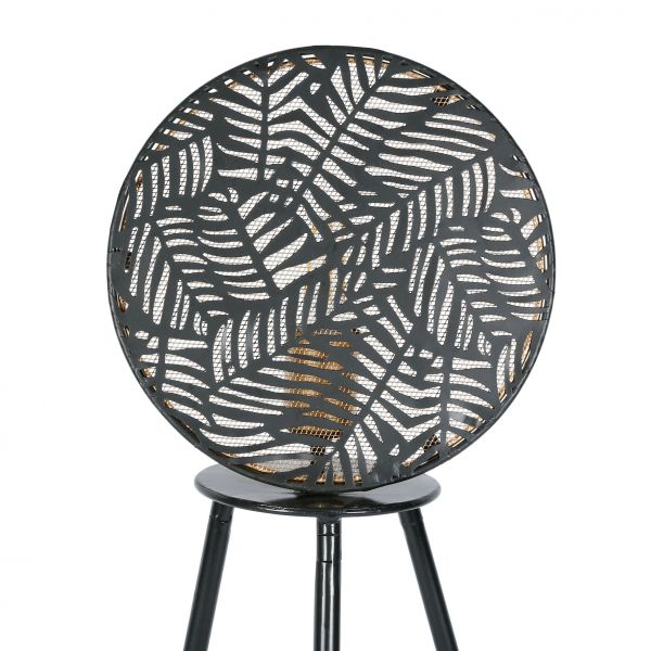 FLOOR LAMP PALMIER BLACK+GOLD 25X28XH59CM IRON