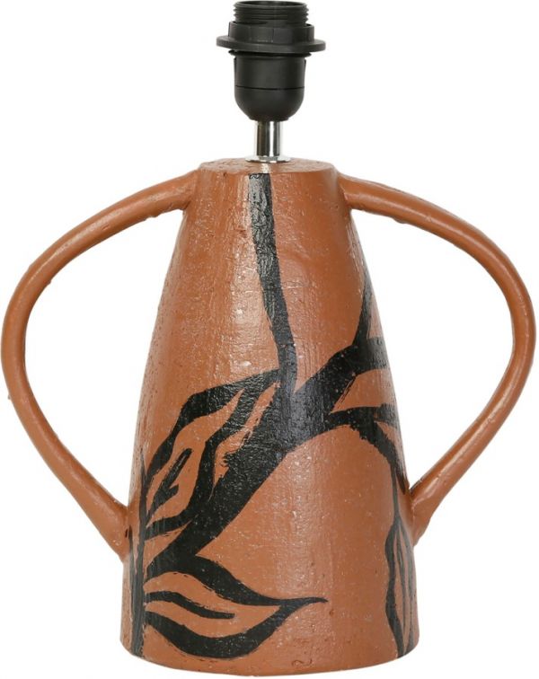 PIED LAMPE ETERRA TERRACOTTA 28X16XH26CM-E27-1.8M