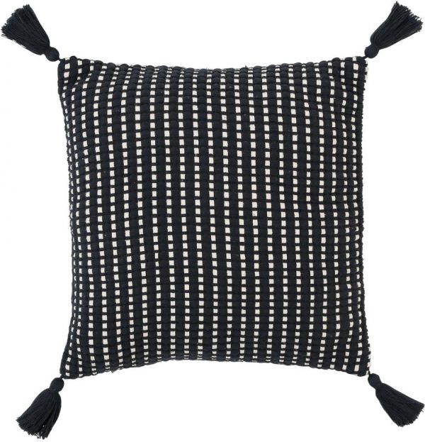 CUSHION COVER COURBA BLACK 45X45CM COTTON