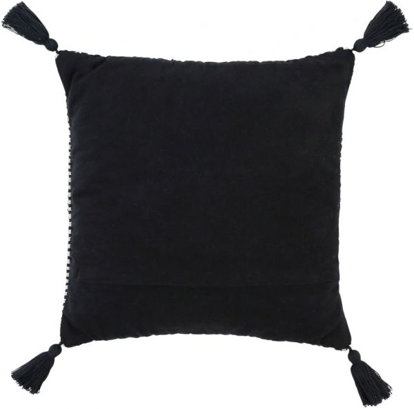 CUSHION COVER COURBA BLACK 45X45CM COTTON