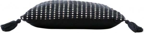 CUSHION COVER COURBA BLACK 45X45CM COTTON