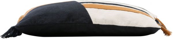 CUSHION COVER COURBA TERRA+BLACK 50X30CM COTTON