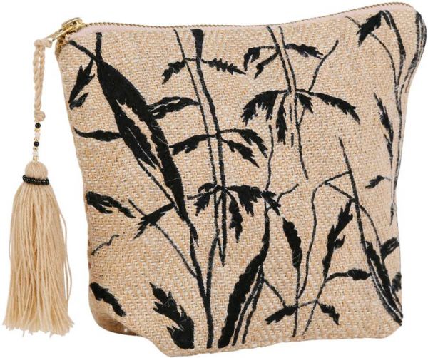 POCHETTE TERRE BOHE NAT+NOIR