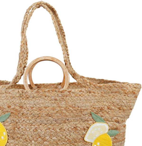 SAC RETRO SUMM NATUREL+JAUNE