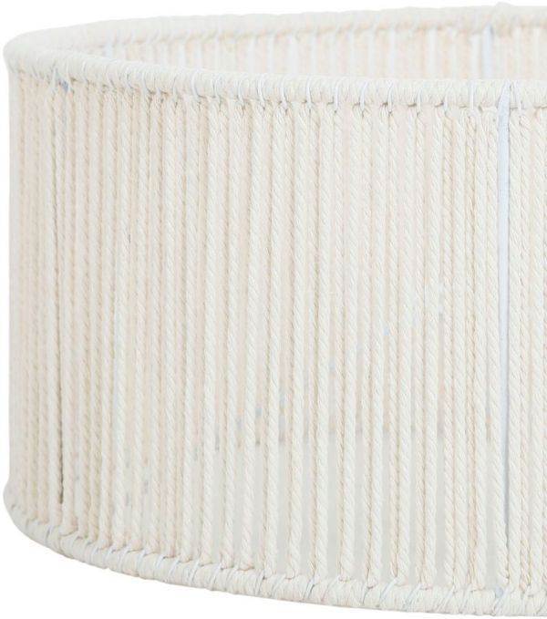 LAMPSHADE CORDE CREAM D30XH15 COTTON+IRON