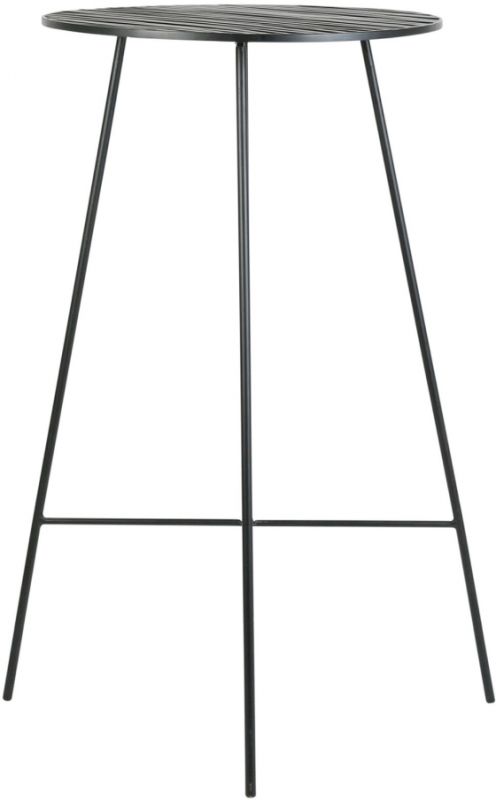 BAR TABLE PALMCHIK BLACK D60XH109CM IRON