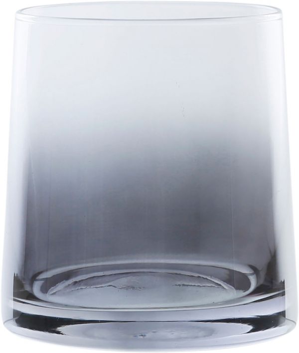 TUMBLER LOREA GREY 26CL-D7.5XH8.5CM GLASS
