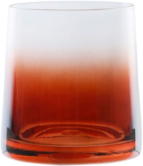 TUMBLER LOREA TERRACOTTA 26CL-D7.5XH8.5CM GLASS