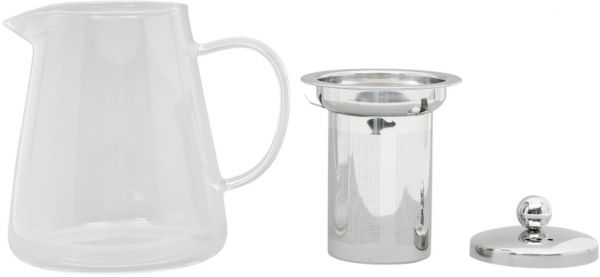 TEAPOT WITH FILTER THE 1L BOROSILICATE GLASS