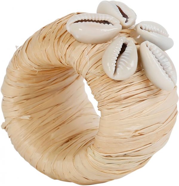 NAPKIN RING CUZCO NATURAL D3.5CM RAFFIA