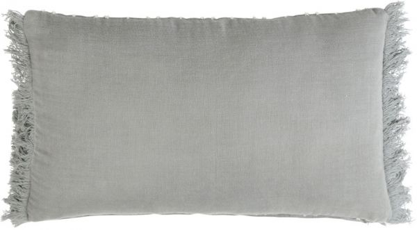 CUSHION COVER EARTH NOTES KHAKI 50X30 COTTON GAUZE