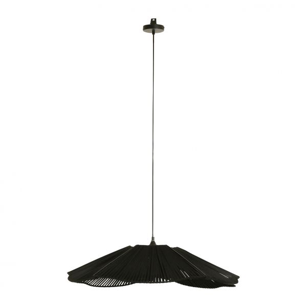 Лампа PLAKA черный D77XH19CM-E27 металл, хлопок, Cote Table