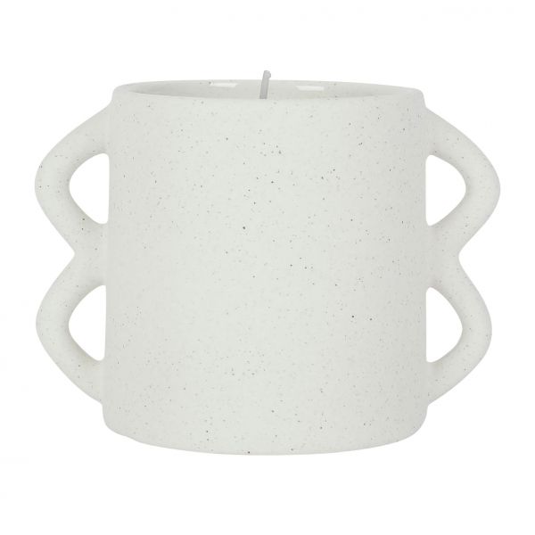 Ароматическая свеча FLORA белый 11X8H8 воск, керамика, Cote Table