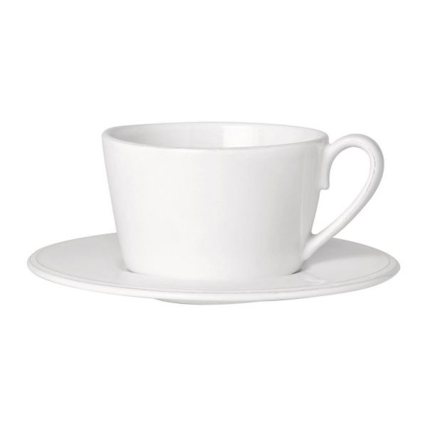 ЧАЙНАЯ ПАРА CONSTANCE WHITE BREAKF.CUP&SAUCER 37.5CL COTE TABLE, АРТИКУЛ 9008